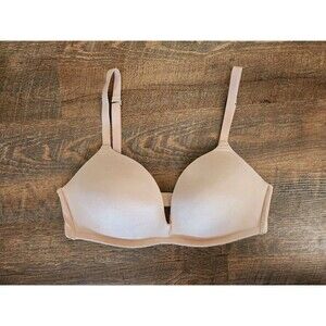 H&M 38C Nude Basic T Shirt Bra